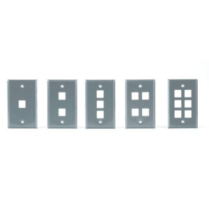 PLACAS FRONTALES DE ACERO INOXIDABLE KMJ
