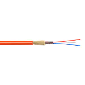 Fibra óptica blindada en espiral