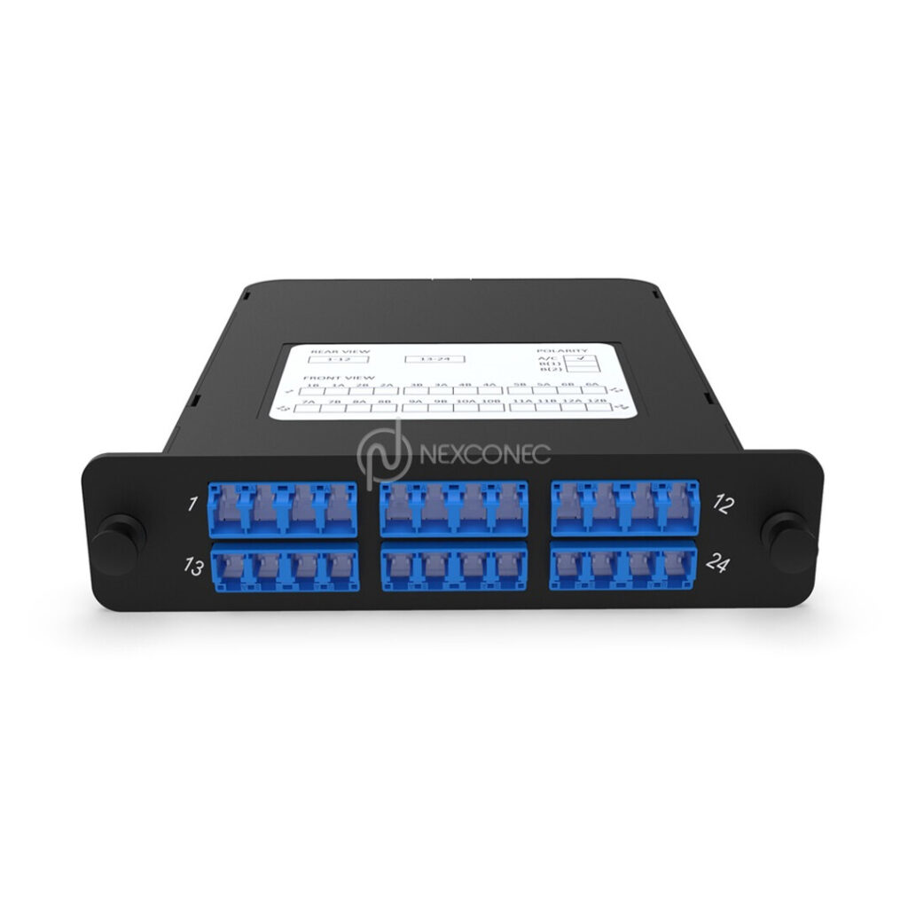 CASSETTE MTP/MPO 12 - 24 FIBRAS