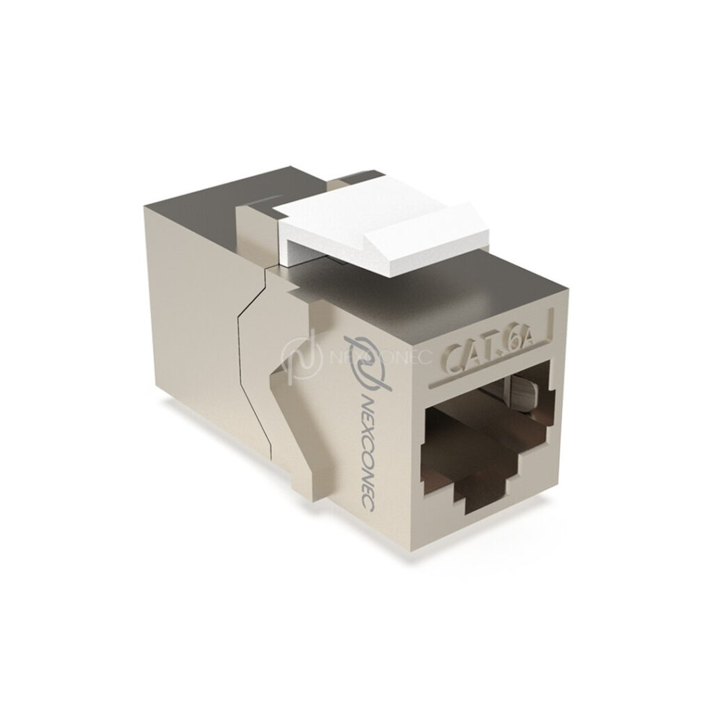 ADAPTADOR COPLA RJ45 CAT6A STP
