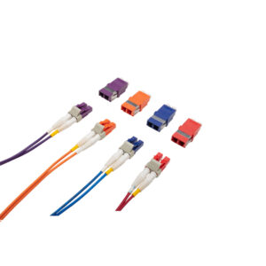 Keyed LC Fiber Optic Connectors