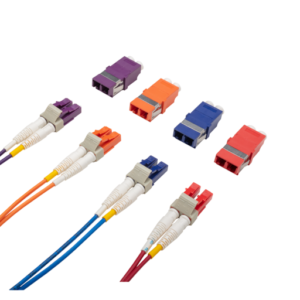 Keyed LC Fiber Optic Connectors