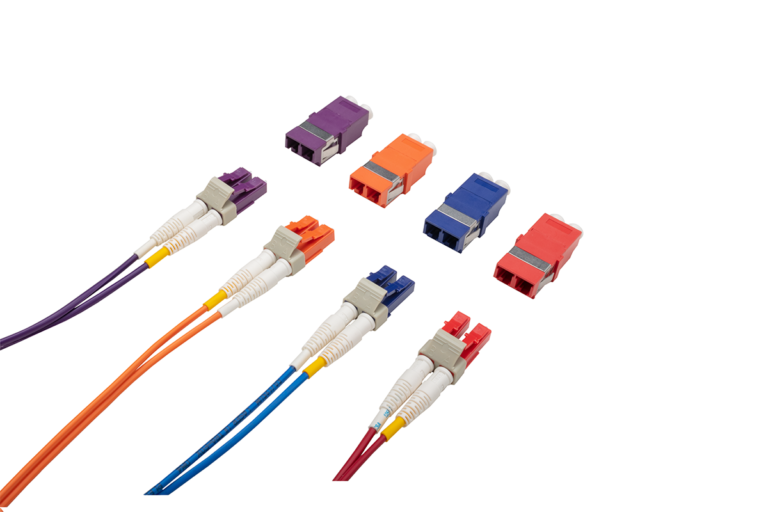 Keyed LC Fiber Optic Connectors