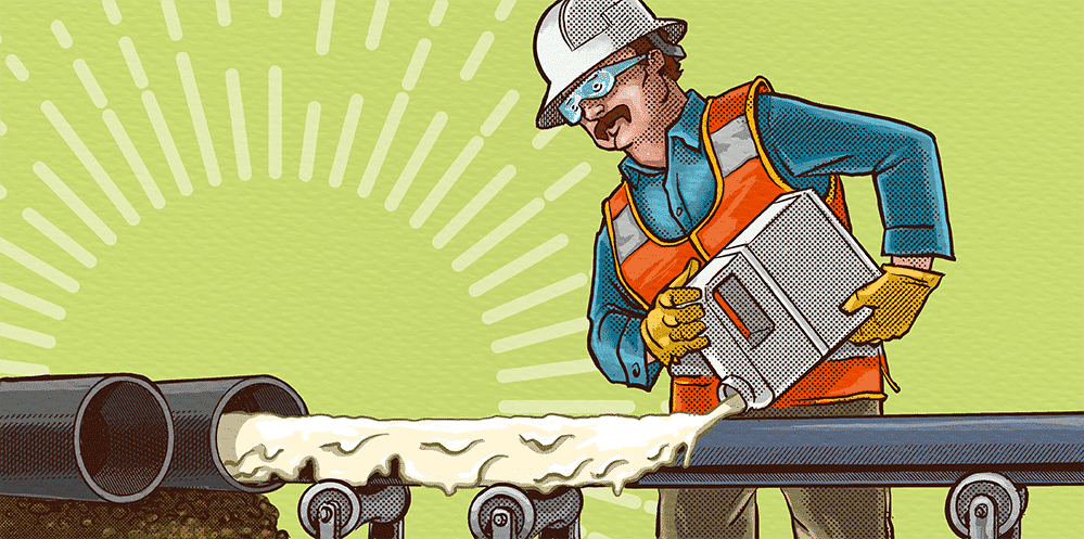 ¿Cuál es la mejor manera de lubricar un cable al instalarlo en un conducto o ducto?