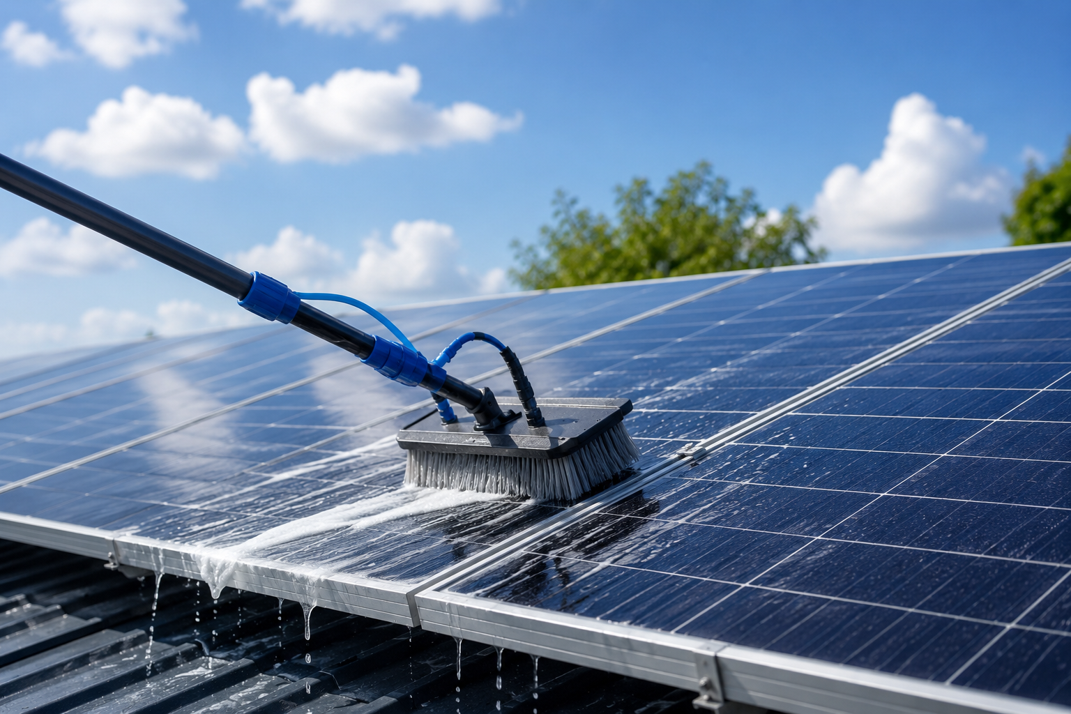 Optimiza paneles solares con limpieza segura y biodegradable Polywater SPW. Optimiza tu Energía: Guía de Limpieza con Polywater SPW.